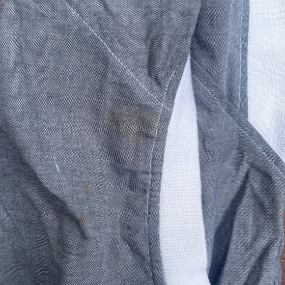 Vintage Christian Dior Windbreaker Size M/L Grey 90s Short Sleeve Lightweight KC - Picture 4 of 5